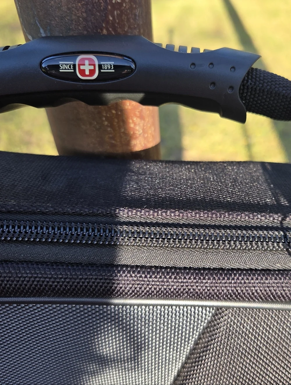 SwissGear By Wenger Sierra Black and Gray Laptop Messenger Bag